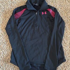 Under Armour Black and Pink ColdGear Jacket